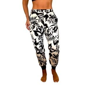 {Express} Floral Tropical Joggers